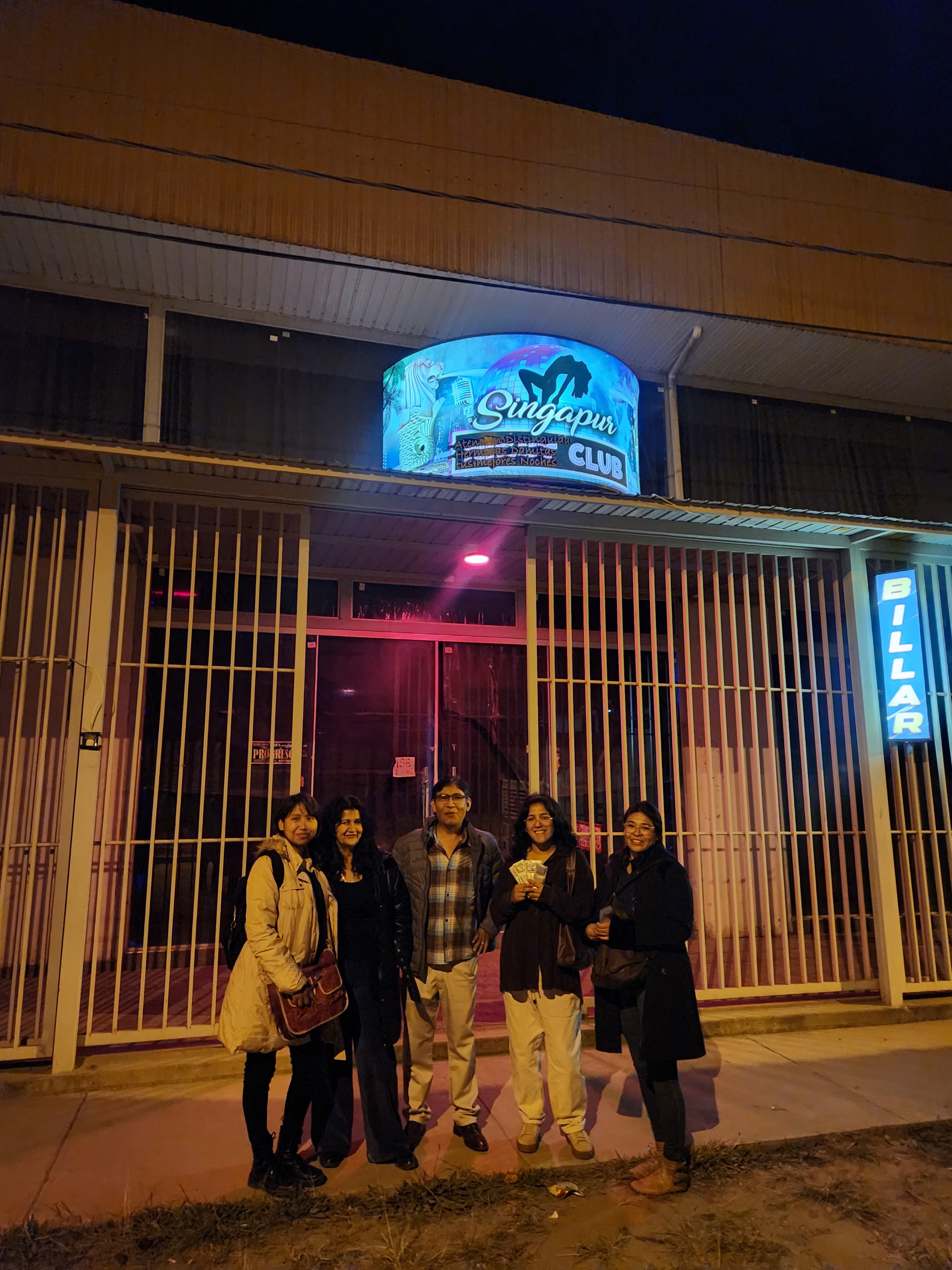 Visita a compañeras en Quillacollo